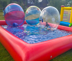 Piscina inflable redonda para niños, piscina hinchable con tobogán - Product Image 2