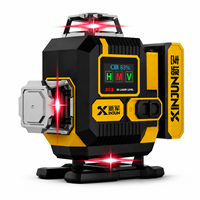 Niveau laser vert 4D auto-nivelant 16 lignes 360° °   Laser de traçage manuel d'intérieur de précision ±2mm/5m (150ft) 36.00*28.00*18.00 pour la construction