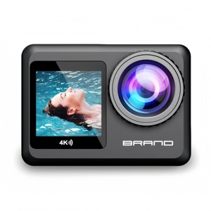 Mini Videocámara <span class=keywords><strong>DBS</strong></span> para Exteriores, 64MP, 4K/5K, Resistente al Agua 30m, Antivibración, Pantalla Dual, Gran Angular de 130°, Tarjeta TF T52M - Product Image 1