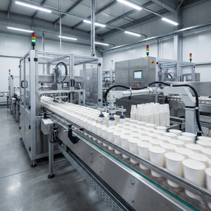 Vasos de Papel Desechables de 300ml (11oz) de Pared Simple, Grado Alimenticio, Antiderrames, para Café y Bebidas, Ideales para Restaurantes y Oficinas (Venta al por Mayor) - Product Image 2