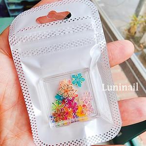 MAFANAILS 20/100 pièces, mélange de couleurs, fleurs séchées 3D naturelles, autocollants pour nail art DIY, non toxiques pour la manucure - Product Image 6