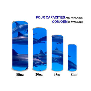 USA kho 20oz đôi tường thăng hoa khoảng trống cốc thép không gỉ Tumblers với rơ<span class=keywords><strong>m</strong></span> và cao su dưới - Product Image 5