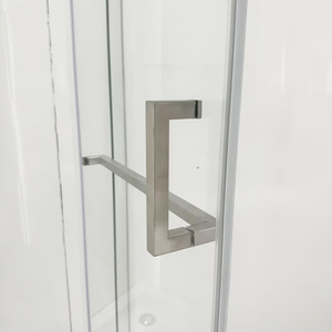 <span class=keywords><strong>Cabine</strong></span> <span class=keywords><strong>de</strong></span> <span class=keywords><strong>douche</strong></span> d'angle moderne à <span class=keywords><strong>porte</strong></span> battante rectangulaire avec cadre en aluminium sans cadre et verre trempé <span class=keywords><strong>de</strong></span> 6 mm ou 8 mm - Product Image 6