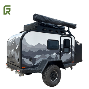 Remorque de camping-car en fibre de verre tout-terrain de luxe avec suspension indépendante et matériau en aluminium caravane de luxe pour le camping en plein air - Product Image 6