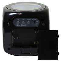 Jam Alarm Proyeksi LCD Despertador Digital LED Jam Meja Proyeksi Suara Berbicara Termometer Fitur Tunda