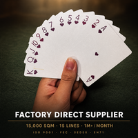 Cartes à jouer en papier personnalisées de haute qualité en gros, jeu de cartes à jouer en papier avec logo personnalisé, cartes de poker en papier