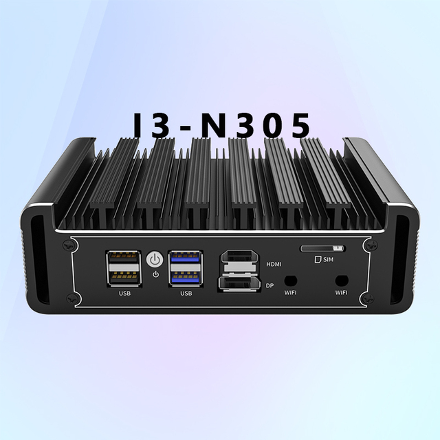 Server Generation Gen I3-N305 2.5Gb I226 Ddr5 6 Sata Nas Core Intel Cpu I3 N305 N100 Computer Router Pfsense Firewall Mini Pc