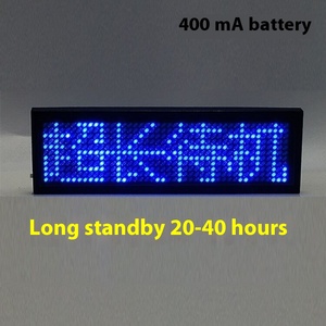 LED hiển thị huy hiệu thẻ Màn hình phát sáng sạc từ lăn cho tấm giấy phép lái xe say rượu - Product Image 2