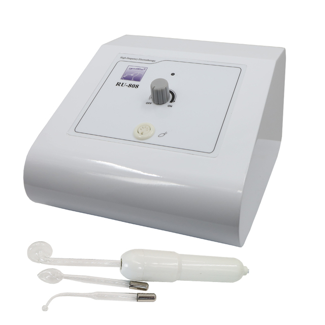 AU-808 High Frequency Facial Machine for Home Use High Frequency Therapy Wand Beauty Equipment with US JP EU Plugs Desktop Type