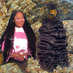 100% Raw Brazilian Water <b>Wave</b> <b>Hair</b> Weaving Jerry Curly Boho Curls No Weft Kinky <b>Deep</b> <b>Wave</b> Bulk Human <b>Hair</b> Wholesale Braiding - Product Image 2