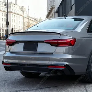 Pour B9 B9.5 TDI TFSI 2016 2017 2018 2019 2020 2021 2022 2023 Accessoires de décoration de spoiler central arrière de voiture - Product Image 3