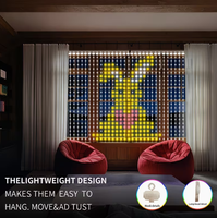 Guirlandes LED intelligentes pour rideaux, alimentation USB, décoration de fenêtre de Noël, télécommande pour fêtes, événements, décors de scène, décoration de maison et de magasin