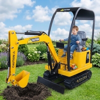 Mini-excavatrice électrique pour enfants WZD-11 VEKAIN pour jeux de maison de poupée, jeux pour enfants, manèges de parc d'attractions intérieur