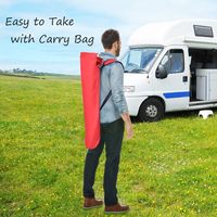 Hamac pliable léger et portable pour l'extérieur avec sac de transport, respirant et durable, design pliable