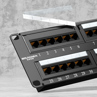 Panneau de raccordement CAT 5E RJ45 48 ports Cat5E, accessoires réseau de haute qualité