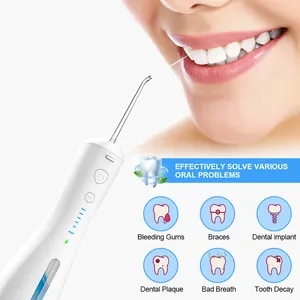 Handheld Rechargeable Travel Dental Electric Air Flosser Cordless Power Oral Water Irrigator Tooth Cleaning Water Flosser