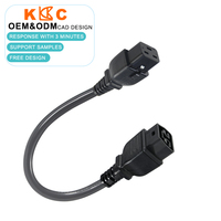 Cable de Alimentación para Rack de Centro de Datos, C20 a SDG400 Saf-D-Grid, Conector T de 20A, SJT 12AWG, 6 Pies/10 Pies