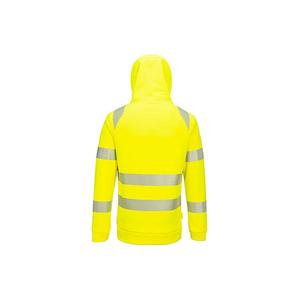 PORTWEST - DX482YBRXXXL DX4 Sweat à capuche zippé Hi-Vis 1/4 jaune/noir-EAN 5036108400188 HI-VIS WORKWEAR - Product Image 2