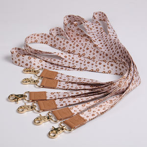 Poliéster insignia titular carrete llavero sublimación rollo cordón con tarjetero - Product Image 4