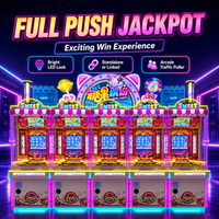 Machine de jeu d'arcade personnalisée OEM/ODM pour parcs d'attractions, construite comme un coin pusher, avec une qualité stable et un système de distribution de jetons