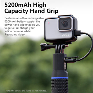 KingMa売れ筋アクションカメラアクセサリーパワーバンクパワーハンドグリップ自撮り棒GoPros Heros 6/5およびXiaoYi用 - Product Image 3
