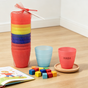 Gobelets en plastique pour enfants-8 oz Gobelets à eau empilables en plastique incassables réutilisables pour enfants - Product Image 1