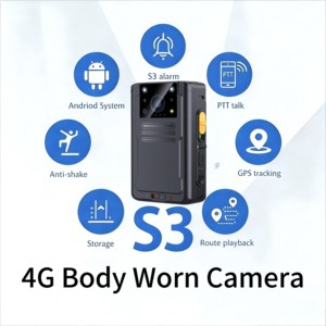 Mini Cámara Corporal de Prueba 1080p con Sensor CMOS, Transmisión 4G, Visión Nocturna <span class=keywords><strong>IR</strong></span>, Escaneo Facial por IA, Ruta GPS y BWC para Seguridad - Product Image 1