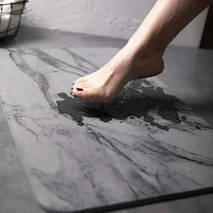 <strong>Best</strong> Selling Marble Design Diatomaceous Earth <strong>Mat</strong> Super Absorbent Quick Drying <strong>Bath</strong> <strong>Mat</strong> Diatomaceous <strong>Stone</strong> <strong>Bath</strong> <strong>Mat</strong> - Product Image 5