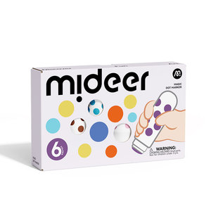 Маркер Mideer Magic Dot |   Набор для рисования 2+ Early Art Dot Pen для детей, с удобным захватом, большой наконечник, для точечного рисования и рисования, безопасный, смываемый инструмент для творчества - Product Image 2