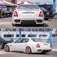 Kit carrosserie BTC pour Maserati Quattroporte 2005-2012, style WALD, kit carrosserie en FRP, pare-chocs avant, pare-chocs arrière, jupes latérales, spoiler
