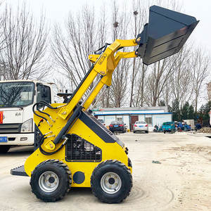 कारखाना प्रत्यक्ष एपा प्रमाणित मिनी स्किड स्टीड लोडर 380 मॉडल हाइड्रोलिक कॉम्पैक्ट लोडर सभी अटैचमेंट के साथ - Product Image 2