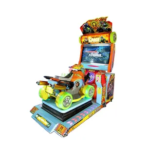 Crazy 4 Wiel Kids Muntautomaat Rijden Auto Game Machine Racing Game Machine Te Koop