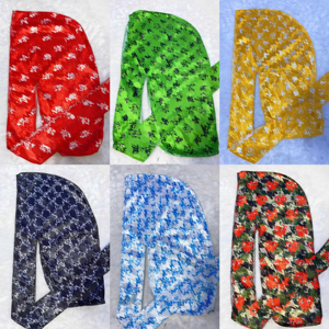 Inspiré célèbre marque Factory Wholesale luxe soie durags de designer pour hommes - Product Image 1