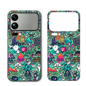 For Xiaomi Phone Back Film <b>Sticker</b> Anime Design Protective <b>Decal</b> Rectangle Shape Mobile Decoration - Product Image 1