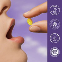 Capsules de safran pur en gélules à marque privée pour un sommeil profond, un soutien de l'humeur et de l'énergie chez l'adulte