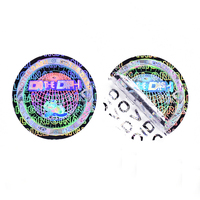 Autocollants holographiques anti-effraction VOID, étiquettes de sécurité à motif nid d'abeille, étiquette holographique 3D personnalisée pour la fermeture des emballages de bocaux