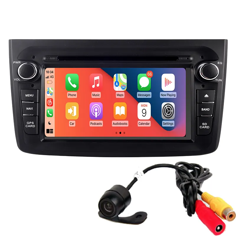 2 דין אנדרואיד 11 מולטימדיה לרכב נגן DVD עבור אלפא רומיאו מיטו 2008 אוטומטי רדיו סטריאו וידאו פלט GPS ניווט