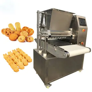 Línea de producción de galletas para hacer galletas, Mini máquina eléctrica para hacer galletas, máquinas para aperitivos