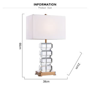 Tikanna Promozione Hot-Vendita A Buon Mercato <span class=keywords><strong>Paralume</strong></span> In Tessuto E27 Tavolo in <span class=keywords><strong>Cristallo</strong></span> di Luce per la Camera Da Letto - Product Image 5