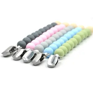 Multicolor Baby Pacifier Clips 20Mm Soother Holder For Baby Pacifier Nipples Holder Baby Accessories