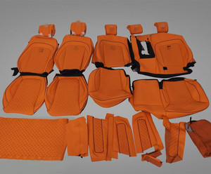 Relyauto Luxury Napa <strong>Leather</strong> <strong>Seat</strong> <strong>Covers</strong> for Mercedes G Class G Wagon W463 W464-Interior Upgrade Modified Car <strong>Seats</strong> - Product Image 6