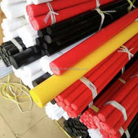 Extrusion capillaire en plastique, pièce noir, en NYLON, POM, pfte, PE, HDPE, barre
