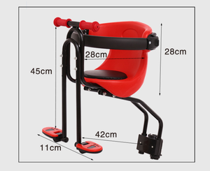<span class=keywords><strong>Asiento</strong></span> delantero de <span class=keywords><strong>bicicleta</strong></span> eléctrica para niños, cinturón de seguridad de alta calidad - Product Image 4