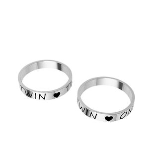 Anello Cuore Amore Eterno per Uomo e Donna in Acciaio Inossidabile Anello di Promessa per Coppie Fedi Nuziali Anillos Para Fidanzamento Anniversario - Product Image 6