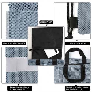 Wholesale Custom Logo Size Travel <b>Drawstring</b> Sport Polyester Foldable <b>Backpack</b> Shoes Shopping Bags Storage Clothes - Product Image 2