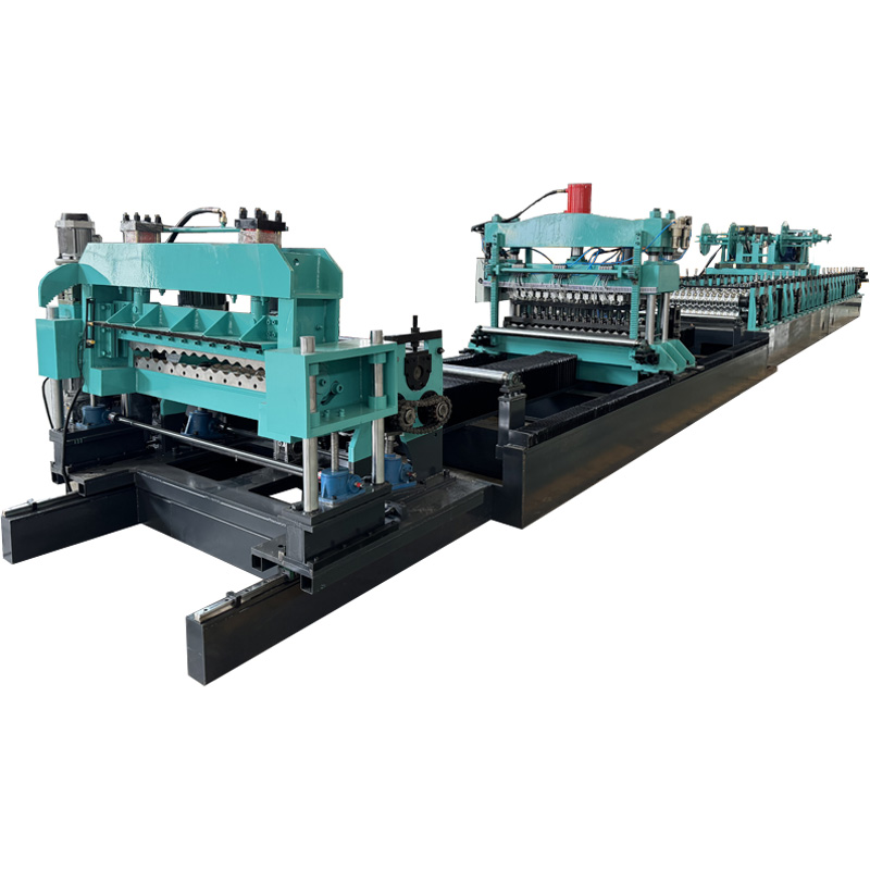 Fully Automatic Silo Thin Plate Siding Corrugated Roll Forming Curling Bending Punching Machine