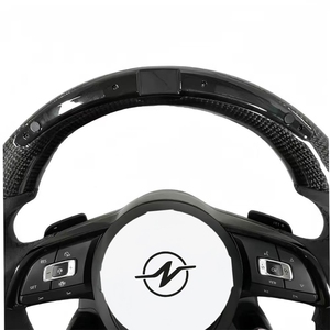 Volante de Coche Personalizado de Fibra de Carbono para Volkswagen <span class=keywords><strong>Golf</strong></span> <span class=keywords><strong>GTI</strong></span> MK7 Polo GTS GTD GTE R CC - Product Image 3