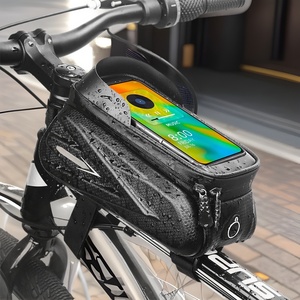 Sacoche <span class=keywords><strong>de</strong></span> <span class=keywords><strong>vélo</strong></span> 1,5 L pour téléphone portable avec écran tactile, support <span class=keywords><strong>de</strong></span> téléphone pour tube supérieur, sacoche <span class=keywords><strong>de</strong></span> cyclisme réfléchissante, accessoires <span class=keywords><strong>de</strong></span> VTT - Product Image 1