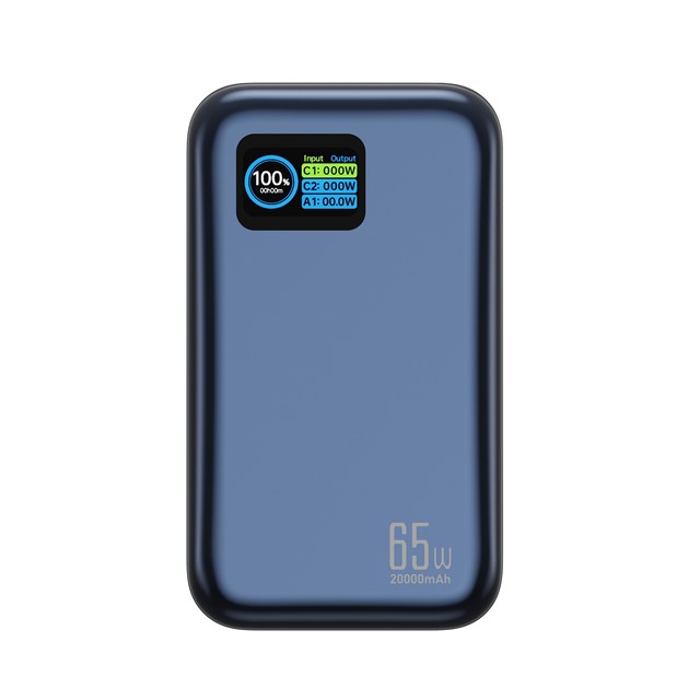 20000mAh Laptop Power Bank High Watts 65W Super Fast Charger Portable Power Station With Digital Display