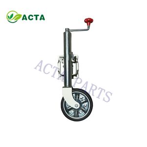 Nouvelle cric hydraulique robuste en acier de 60 mm pour remorque, avec <span class=keywords><strong>roue</strong></span> <span class=keywords><strong>jockey</strong></span> supérieure et latérale, capacité de levage de 1200 à 2000 lb, pour semi-remorque ACTA - Product Image 5